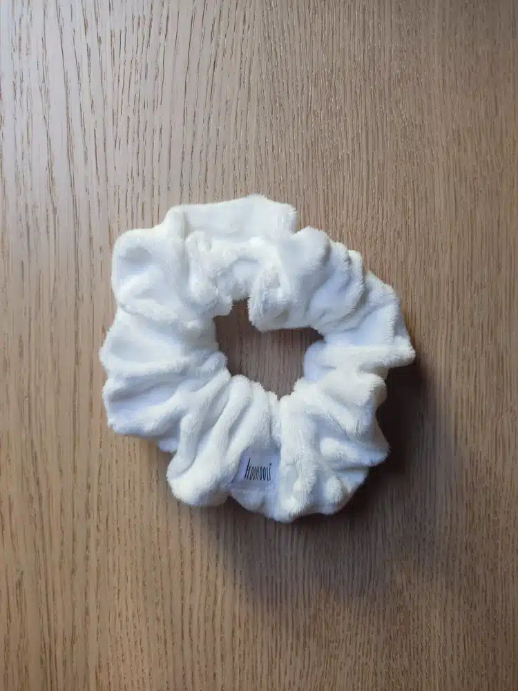 Scrunchie λευκό