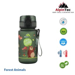 Παγούρι Alpin tec Kids Forest Animals Πράσινο 350ml 1