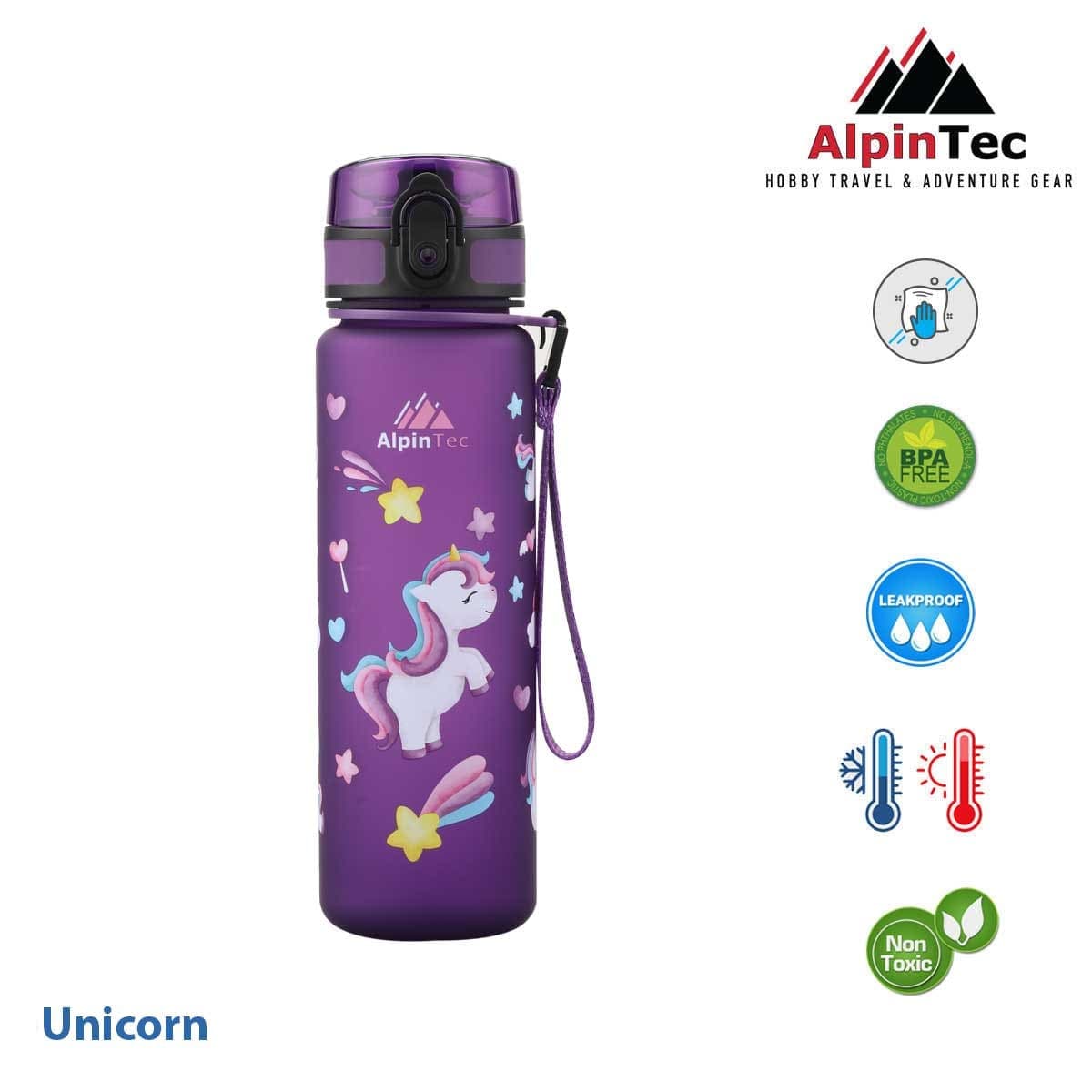 Παγούρι Alpin tec Kids Unicorn Μωβ 500ml