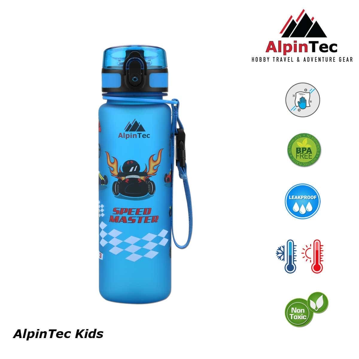 Παγούρι Alpin tec Kids Cars Μπλε 500ml