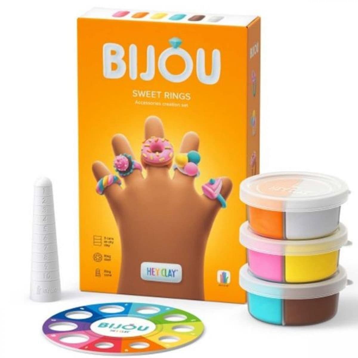 Bijou Sweet Rings Πολύχρωμος πηλός