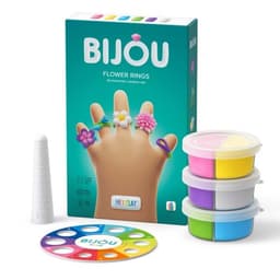 Bijou Flower Rings Πολύχρωμος πηλός 1