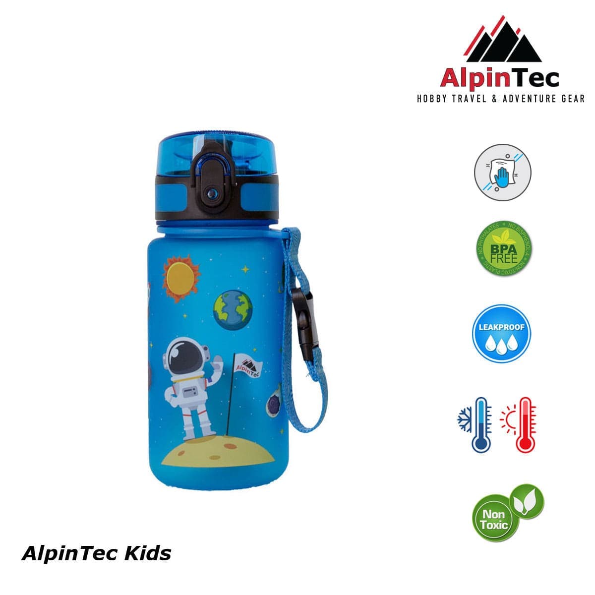 Παγούρι Alpin tec Kids Space Μπλε 350ml