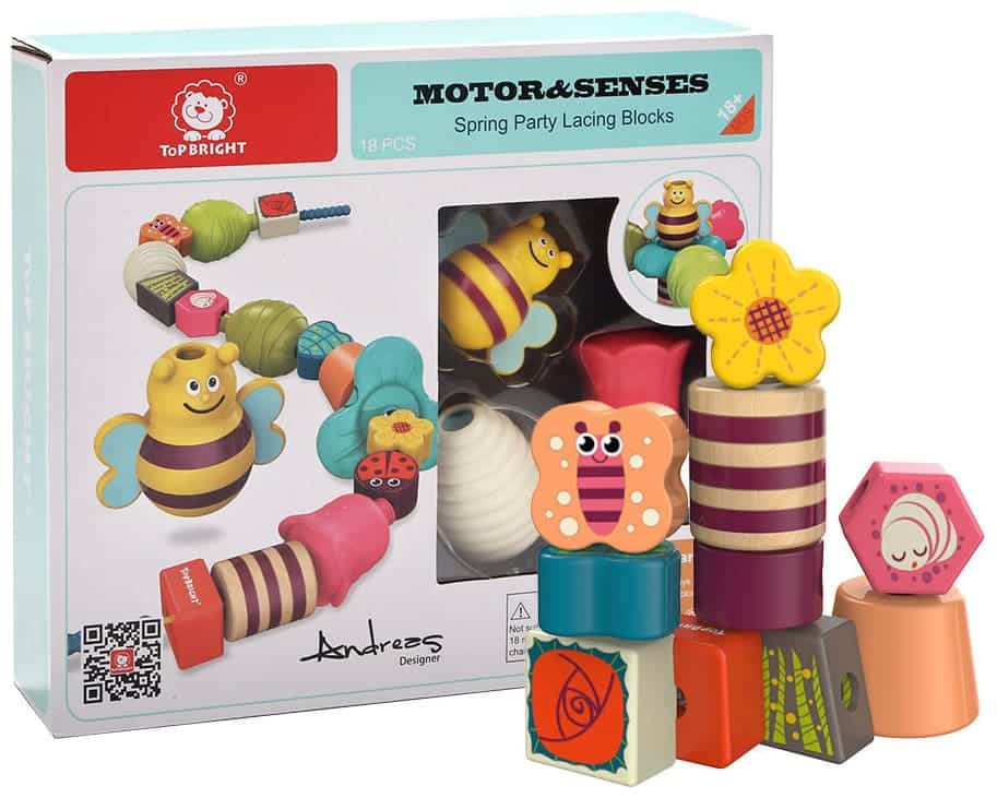 Top Bright, Spring Party Lacing Blocks