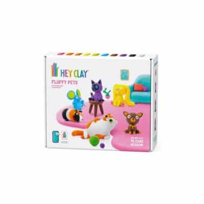 Hey Clay Fluffy Pets Πολύχρωμος πηλός
